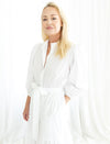 Leigh Dress White