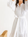 Leigh Dress White