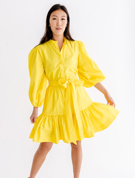 Louisa Dress Yellow