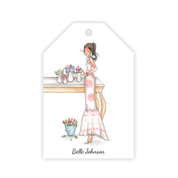 "Belle" gift tags