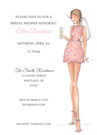 "BridalBliss" invitations