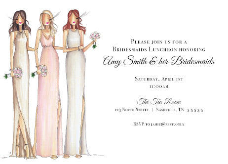 "Bridesbabes" invitations