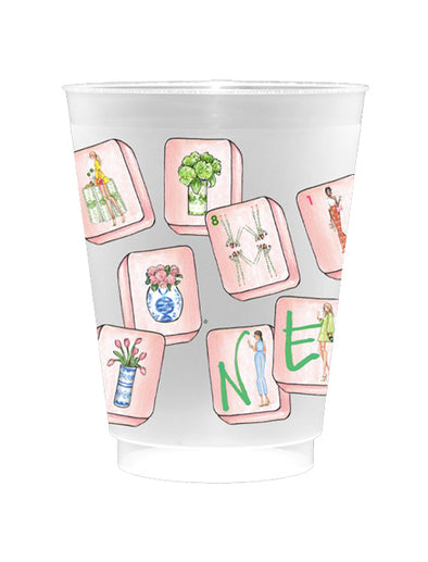 Pink Tiles Cups