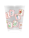 Pink Tiles Cups