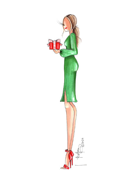 "Davie" print