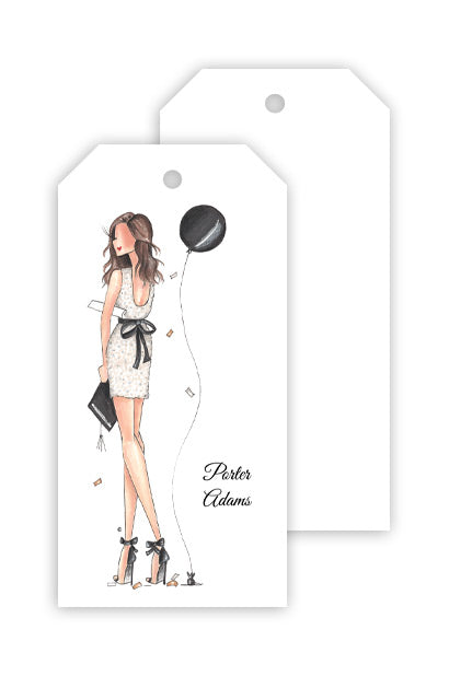 "GradBR" gift tags