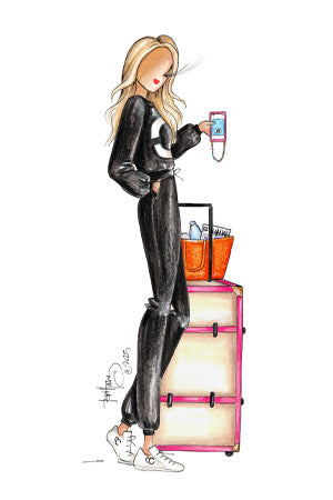 "Hailey" luggage tag