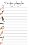 "Happy Hour" notepad