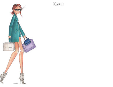 "Karli" notecards