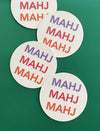 "Mahj" coasters