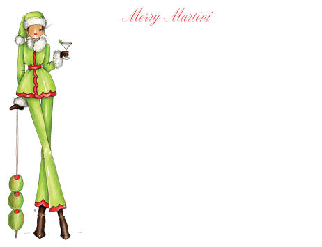 "Martini" notecards