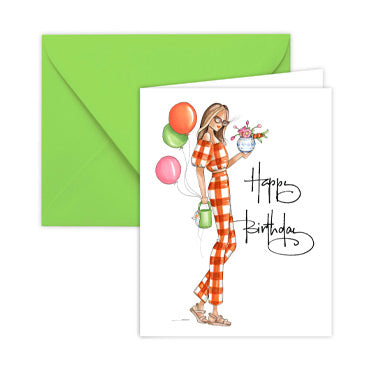 "MayGingham" greeting card