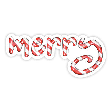 "Merry" sticker