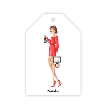 "Natalie" gift tags