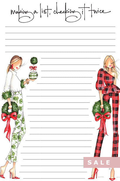 "Nice List" notepad