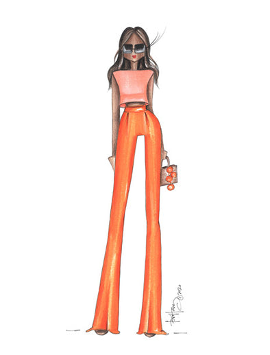 "Orange" print