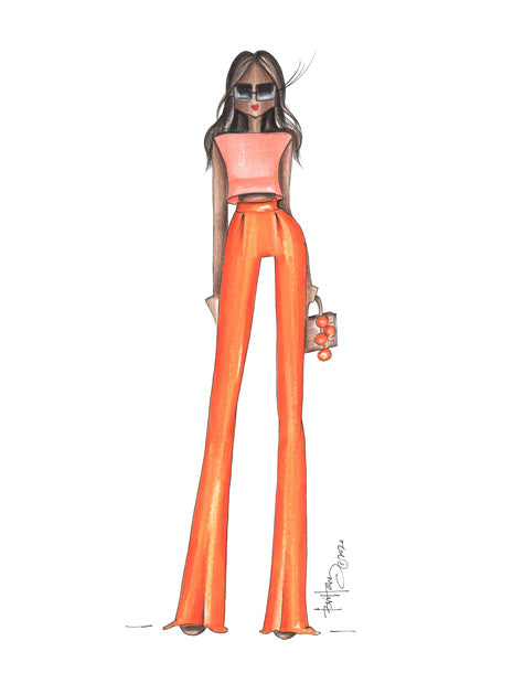 "Orange" print