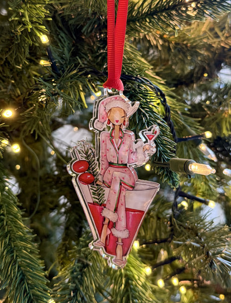 "Cocktails" ornament