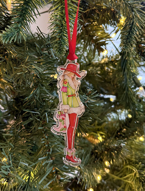 "Howdy" ornament