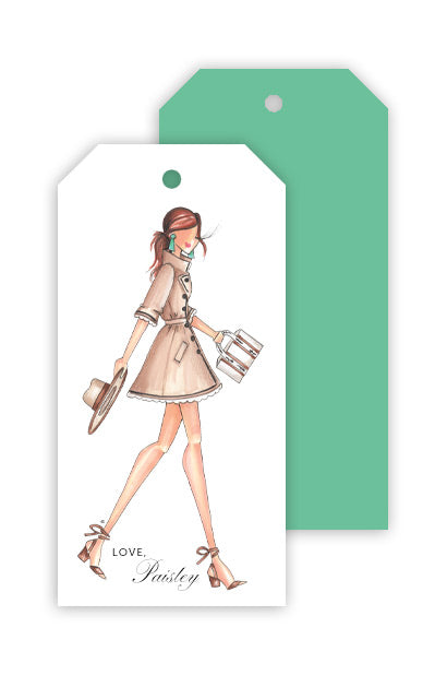 "Paisley" gift tags