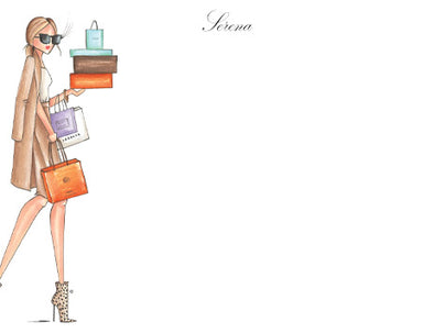 "Serena" notecards