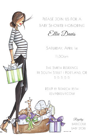 "Sloane" invitations