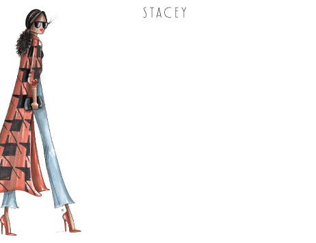 "Stace" notecards