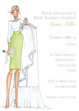 "Susan" invitations