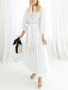 Leigh Dress White