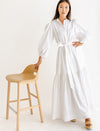 Leigh Dress White
