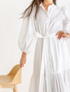 Leigh Dress White