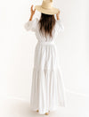 Leigh Dress White
