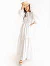 Leigh Dress White